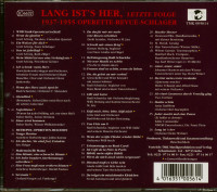 Aperçu: Lang ist's her, letzte Folge (CD) Aperçu: Lang ist's her, letzte Folge (CD)