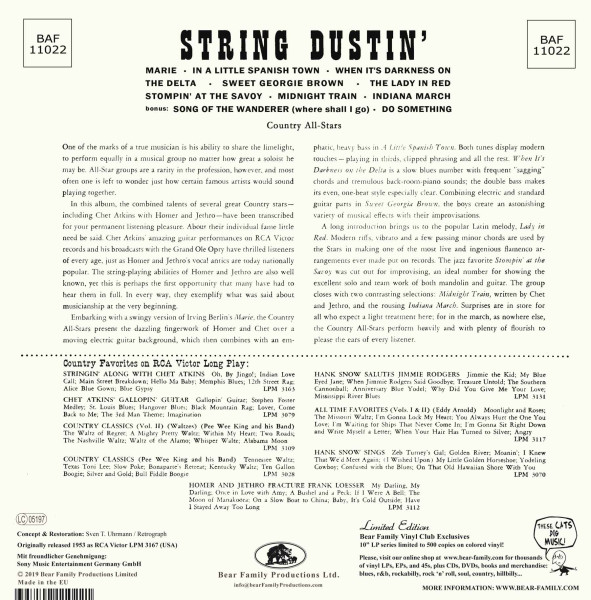 String Dustin' (LP, 10inch, Ltd.)