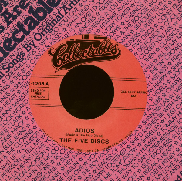 Adios - My Baby Loves Me (7inch, 45rpm) Adios - My Baby Loves Me (7inch, 45rpm)