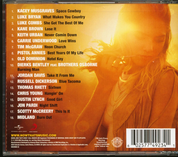 Now That's What I Call Country Vol.12 (CD)