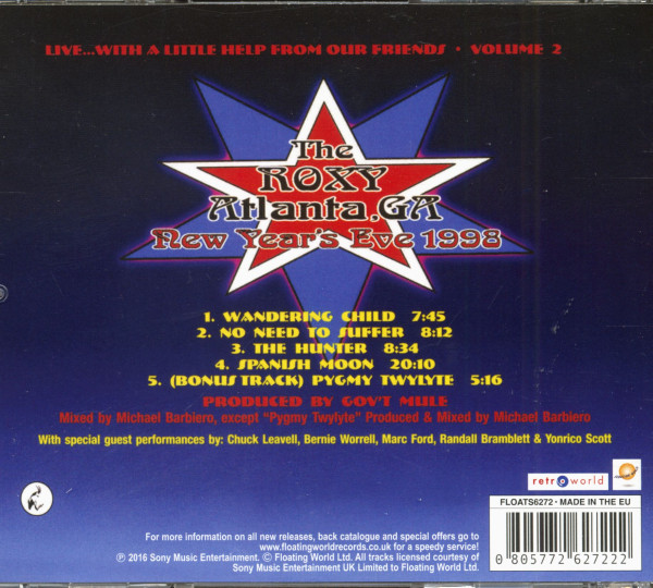 Live With A Little Help From Our Friends Vol.2 (CD)