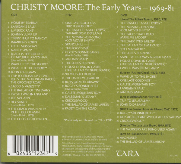 The Early Years 1969 - 1981 (2CD + DVD, Ltd.)