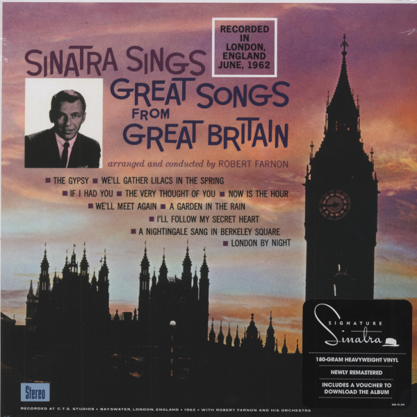 Sinatra Sings Great Songs From Great Britain - 180gr vinyl LP Sinatra Sings Great Songs From Great Britain - 180gr vinyl LP