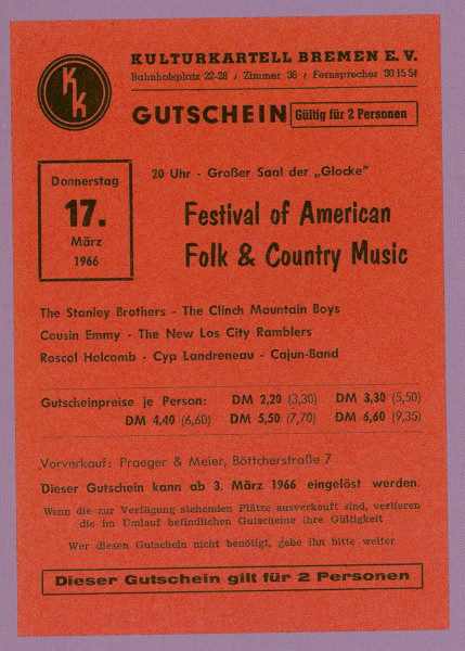 American Folk & Country Festival 1966 (2-CD Deluxe Box Set)