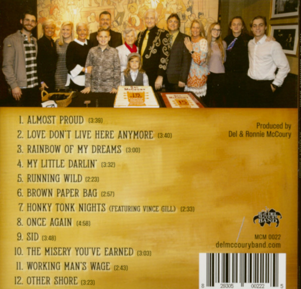 The Del McCoury Band...Almost Proud (CD)