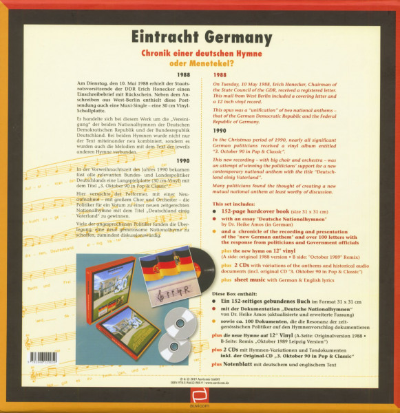 Eintracht Germany - Chronik einer deutschen Hymne (Buch & 2-CD, 1 LP)