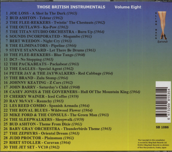 Those British Instrumentals Vol.8 (CD)