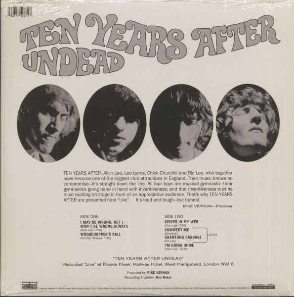 Undead (LP, Mono)