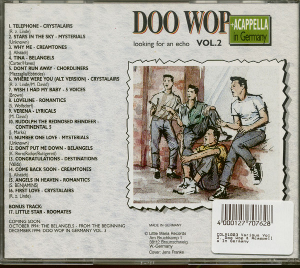 Va Vol.2, Doo Wop & Acappella In Germany