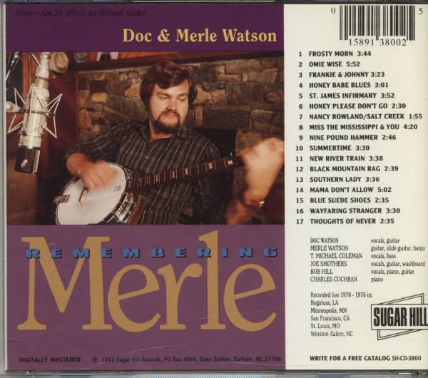 Remembering Merle (CD)