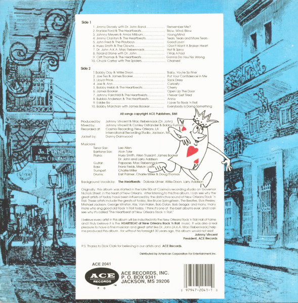 The Heartbeat Of New Orleans Rock 'n' Roll (LP)
