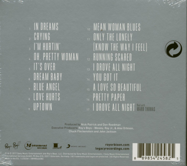A Love So Beautiful - Roy Orbison With The Royal Philharmonic Orchestra (CD)