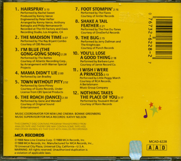 Hairspray - Original Motion Picture Soundtrack (CD)