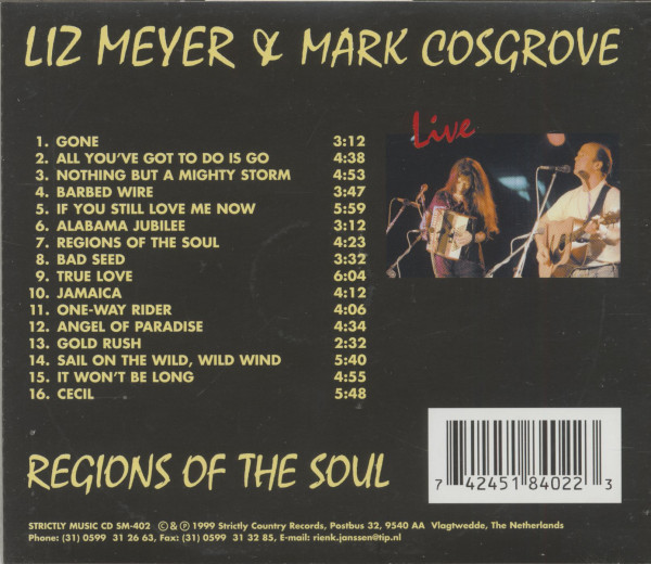 Regions Of The Soul - Live 1999 (CD)