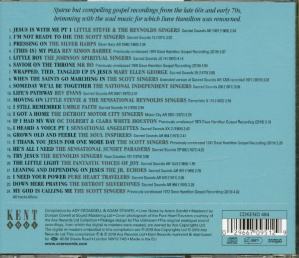 Scared Sounds - Dave Hamilton's Raw Detroit Gospel 1969-1974 (CD)