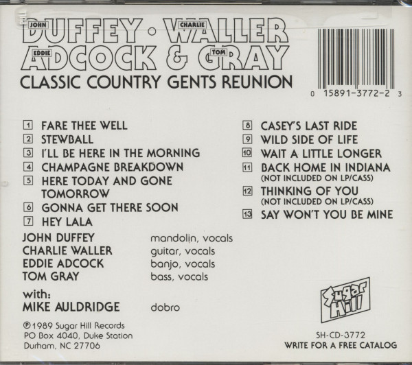 Classic Country Gents Reunion CD)