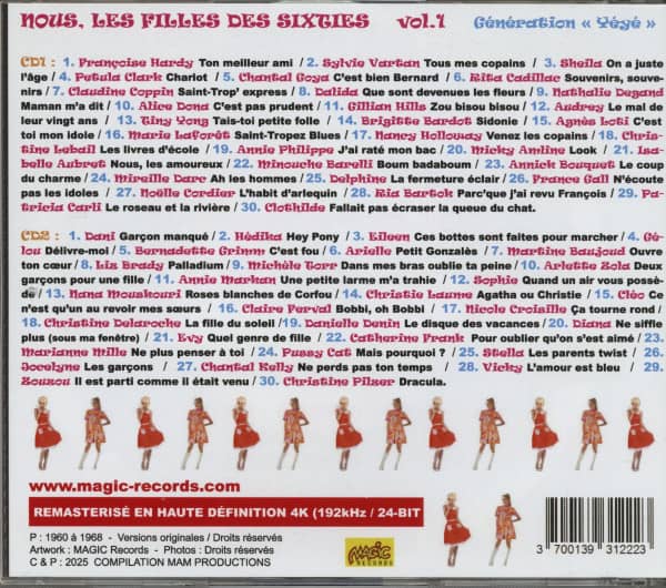 Nous, Les Filles Des Sixties, Vol.1 (2-CD)