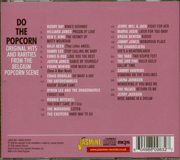 Do The Popcorn - Original Hits and Rarities from Belgium’s Popcorn Scene (CD)