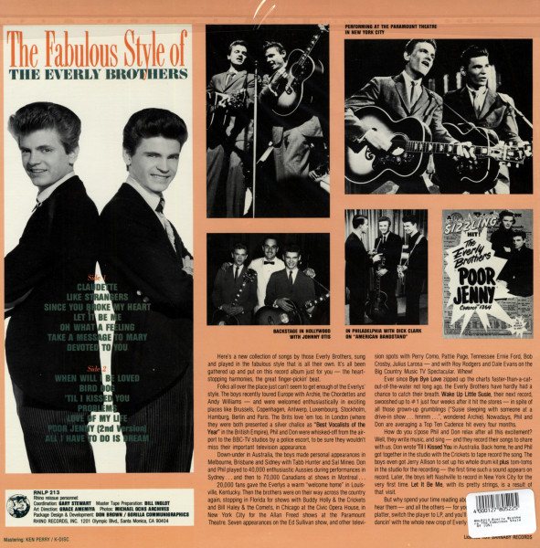 The Fabulous Style Of The Everly Brothers (LP)