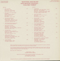 Aperçu: Rhythm And Blues And Boogie Woogie Vol. 3 (LP) Aperçu: Rhythm And Blues And Boogie Woogie Vol. 3 (LP)