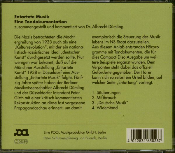 Va Entartete Musik (4-CD)