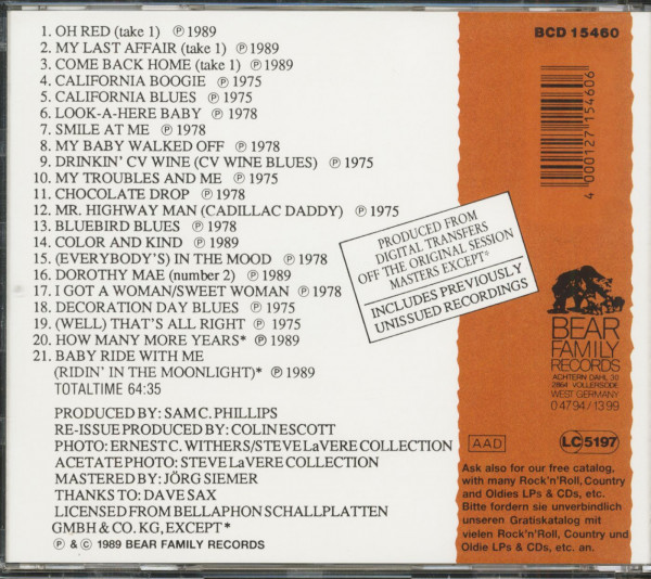 Memphis Days Vol.1 (CD)