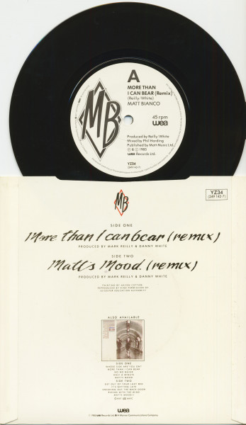 More That I Can Bear (Remix) (7inch, 45rpm, PS, SC)