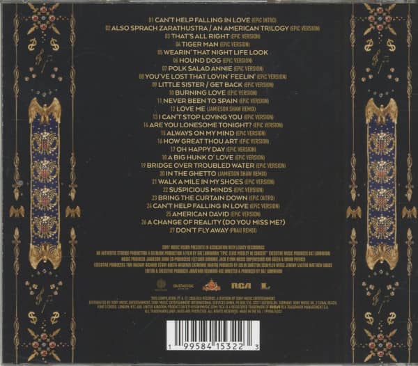 Baz Luhrmann’s EPiC - Elvis Presley In Concert - Original Motion Picture Soundtrack (CD)
