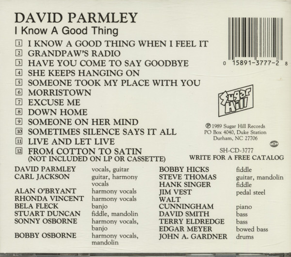 I Know A Good Thing (CD)