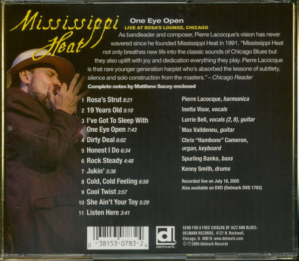 One Eye Open - Live - Featuring Lurrie Bell (CD)