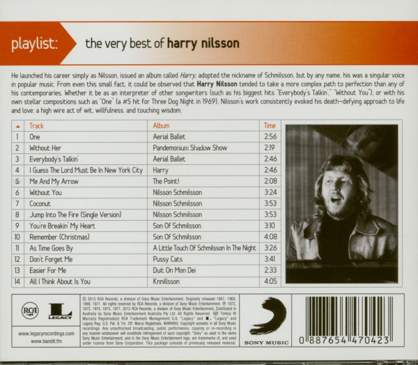 Playlist - The Very Best Of Harry Nilsson (CD)
