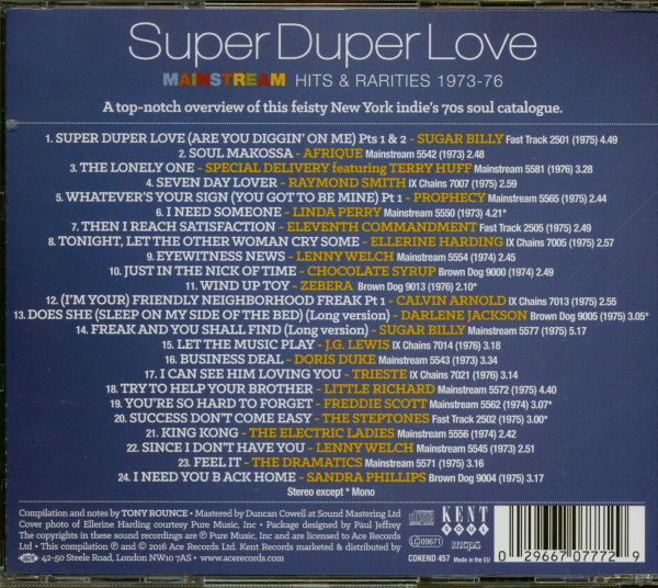 Super Duper Love - Mainstream Hits & Rarities 1973-76 (CD)