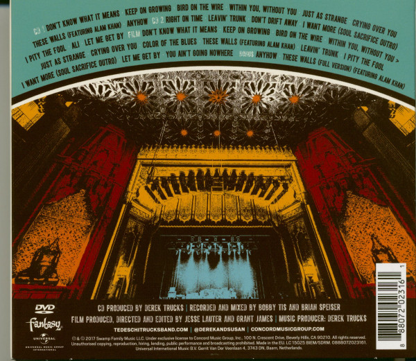 Live From The Fox Oakland 2016 (2-CD, 1-DVD)