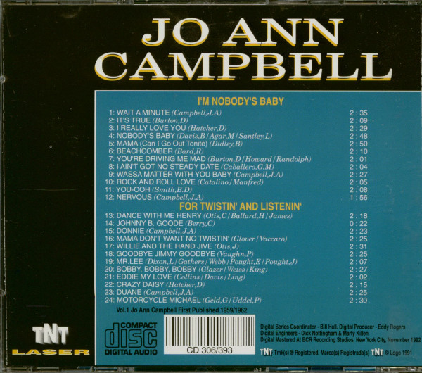 I'm Nobody's Baby - For Twistin' & Listenin' (CD)