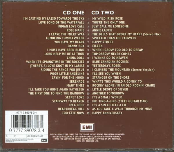 Slim Whitman - 50 Original Tracks (2-CD)
