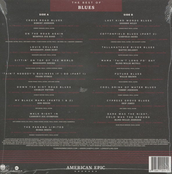 The Best Of Blues - American Epic Series (LP, 180g Vinyl)