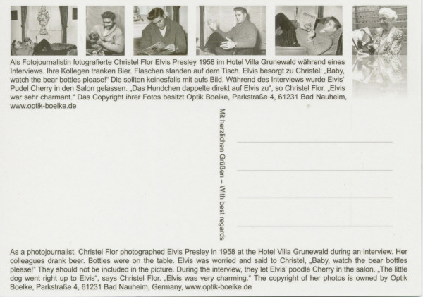 Elvis - Villa Grunewald (Postcard - Postkarte)