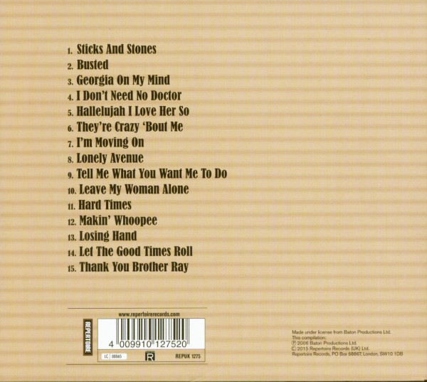 Thank You Brother Ray (CD)