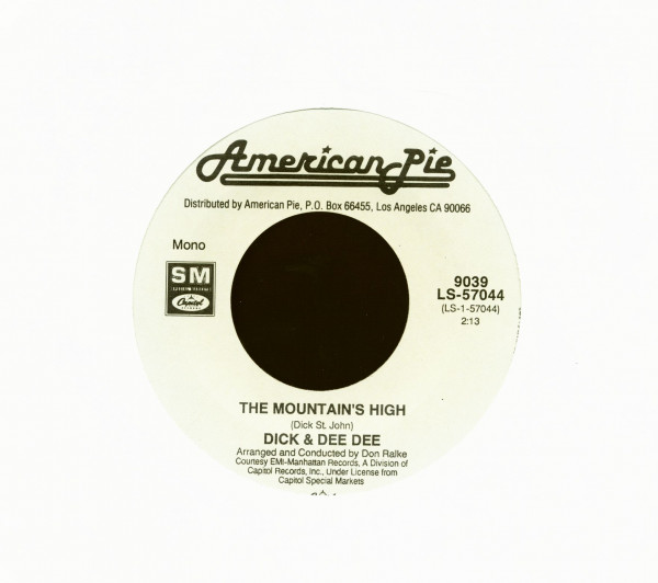 The Mountain's High - Route 66 Theme (7inch, 45rpm) The Mountain's High - Route 66 Theme (7inch, 45rpm)
