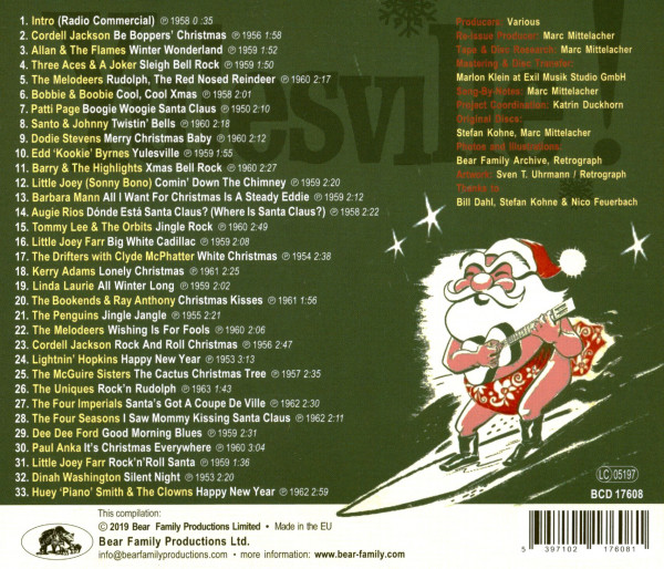Yulesville! - 33 Rockin' Rollin' Christmas Blasters For The Cool Season (CD)