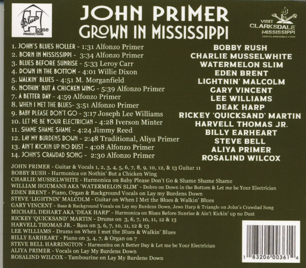 Grown In Mississippi (CD)