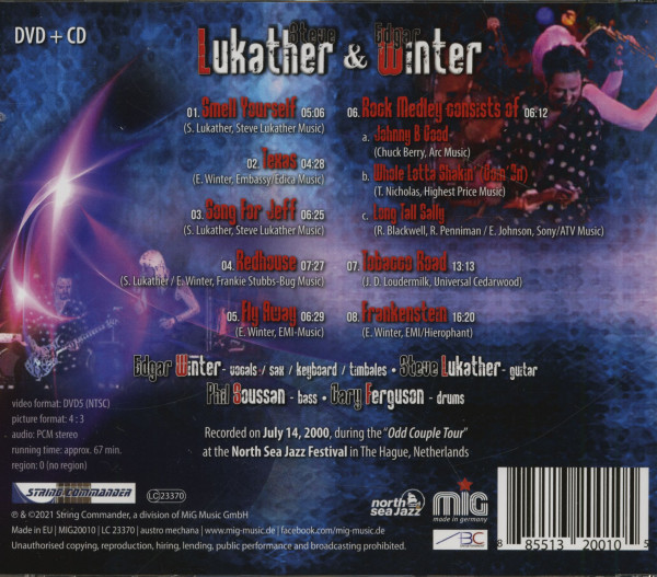 Live At North Sea Festival 2000 (CD & DVD)