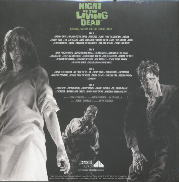 Night Of The Living Dead - Original Motion Picture Soundtrack (2-LP, 180g colored Vinyl)