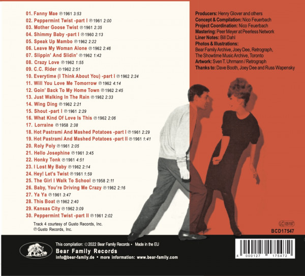 On The Dancefloor With Joey Dee & The Starliters (CD)