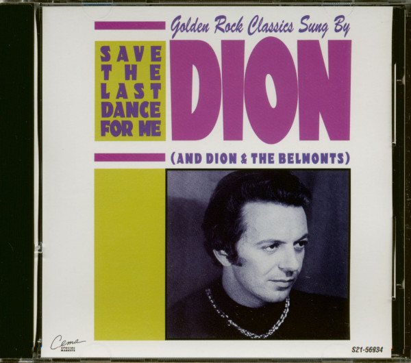 Golden Rock Classics Sung By Dion - Save The Last Dance For Me (CD) Golden Rock Classics Sung By Dion - Save The Last Dance For Me (CD)