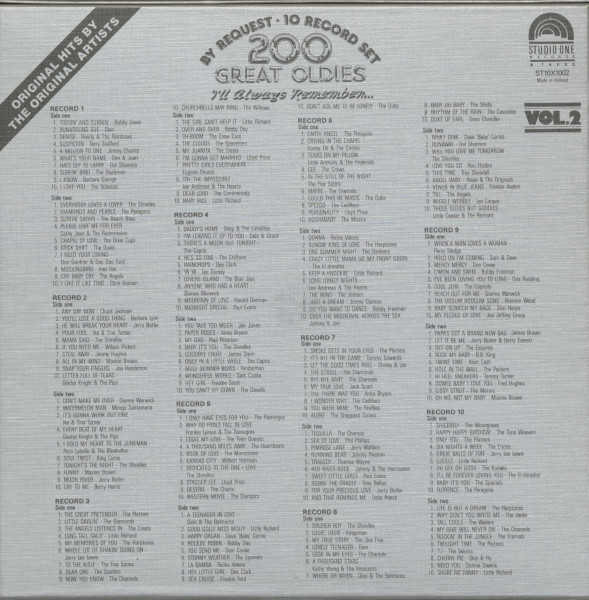 By Request - 200 Great Oldies Vol.2 - I'll Always Remember (10-LP Box-Set)