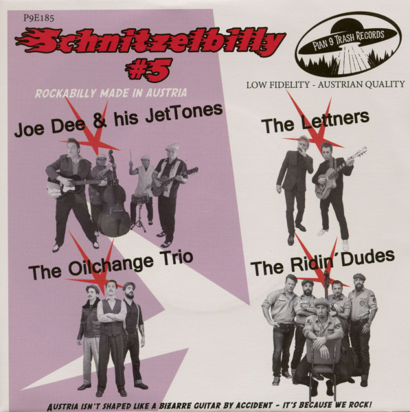 Schnitzelbilly No.5 - Rockabilly Made In Austria (7inch, EP, 33rpm, PS, SC, Black Vinyl) Schnitzelbilly No.5 - Rockabilly Made In Austria (7inch, EP, 33rpm, PS, SC, Black Vinyl)