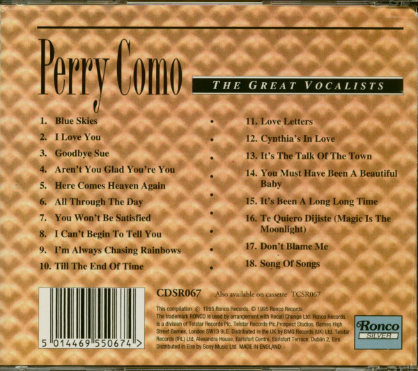 The Great Vocalists (CD)