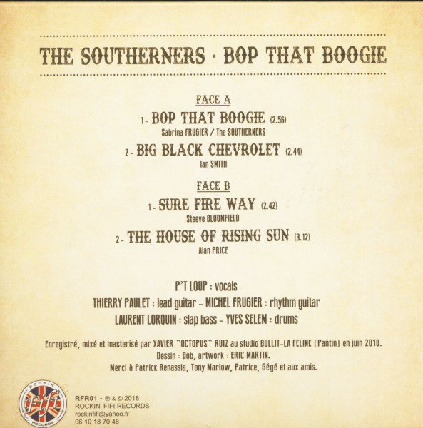 Bop That Boogie (7inch, EP, 45rpm, PS)