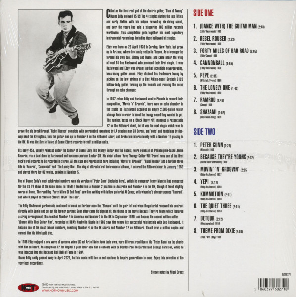 The Very Best of Duane Eddy (LP, 180g Vinyl)